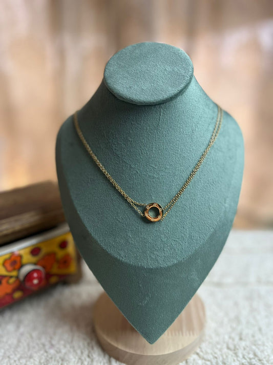 Double chain necklace