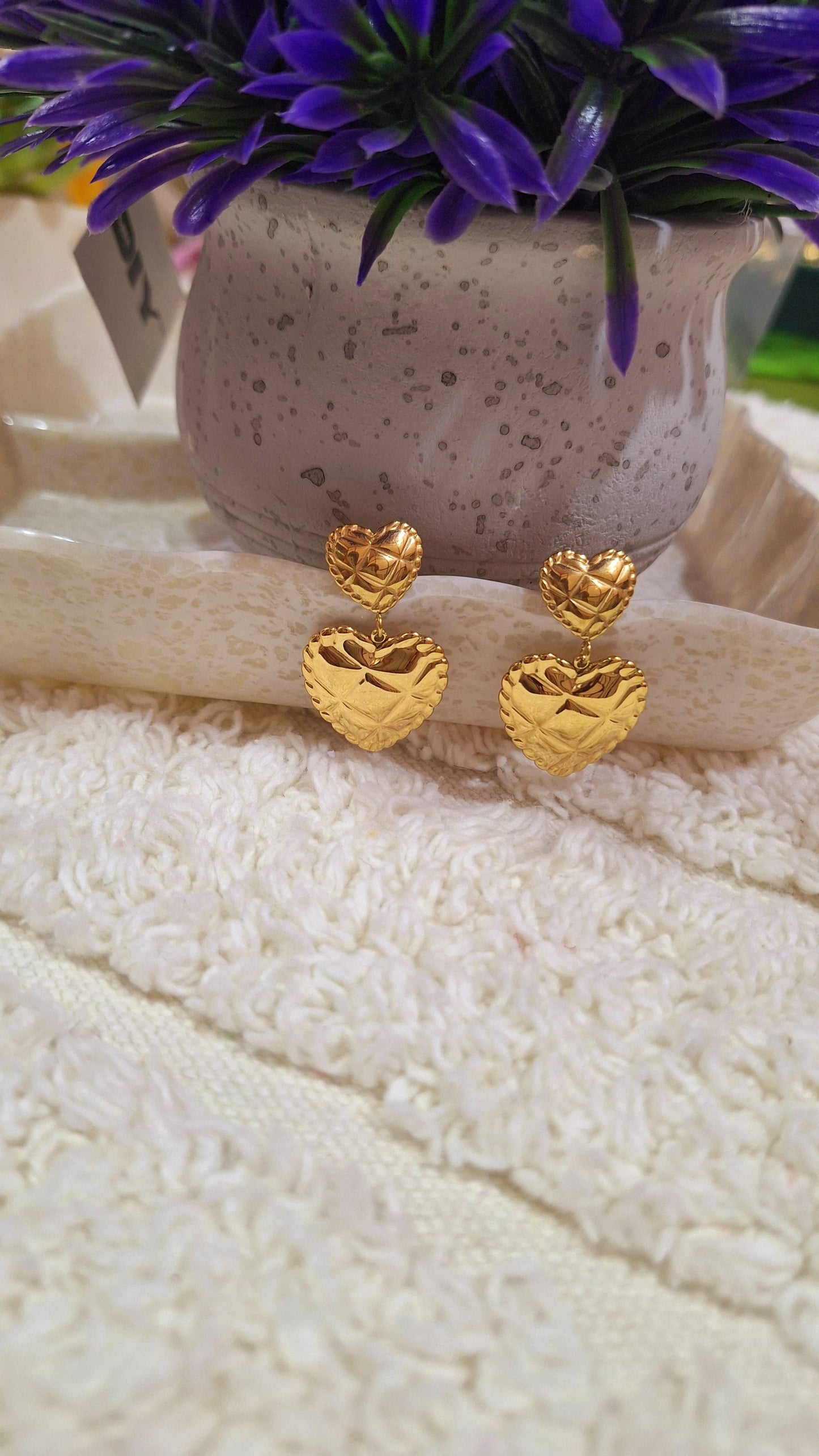 Heart earrings