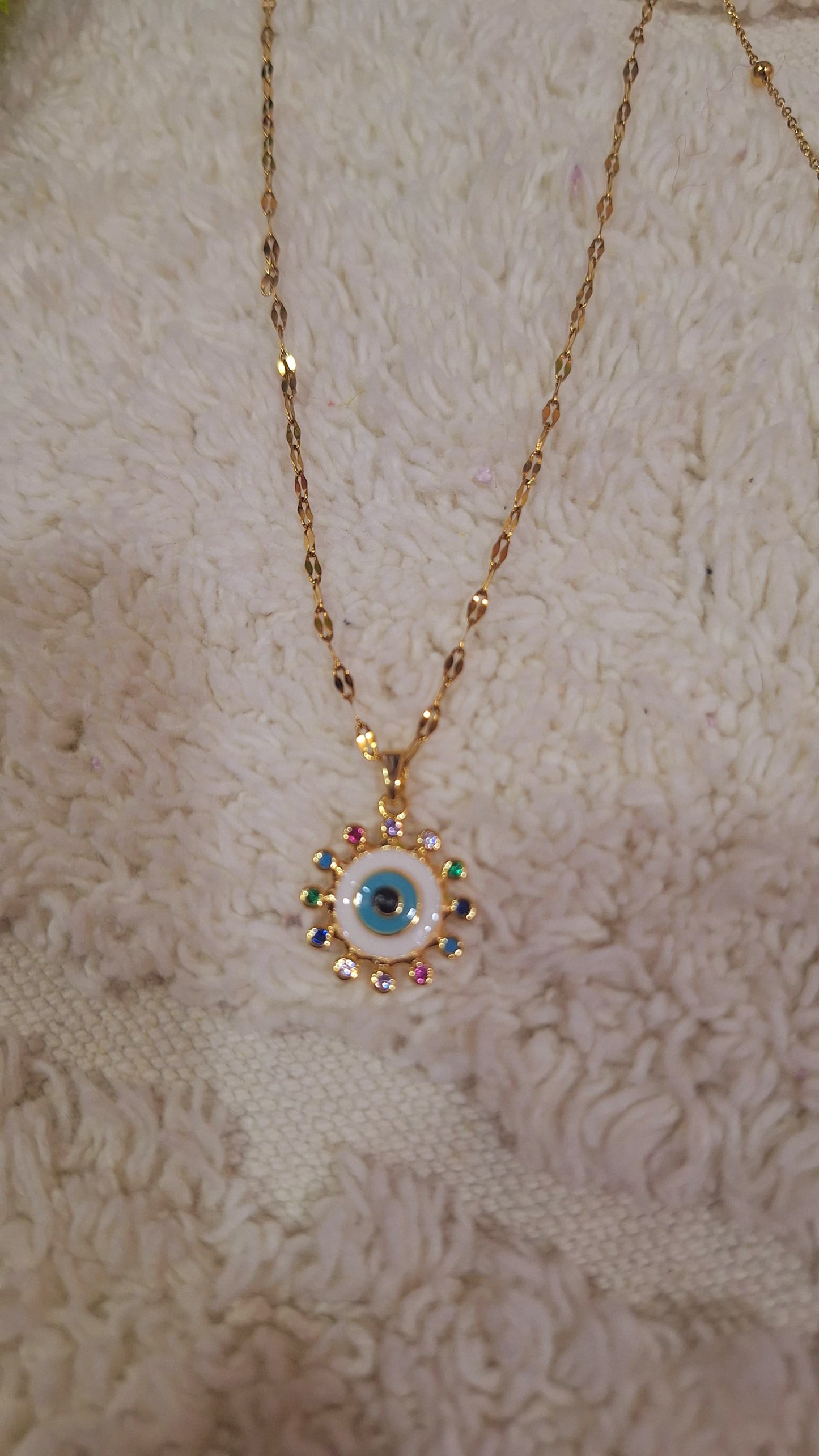 Evil eye necklace