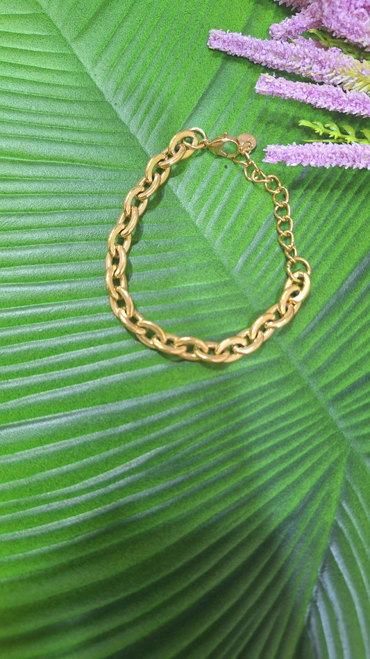 Cable chain bracelet