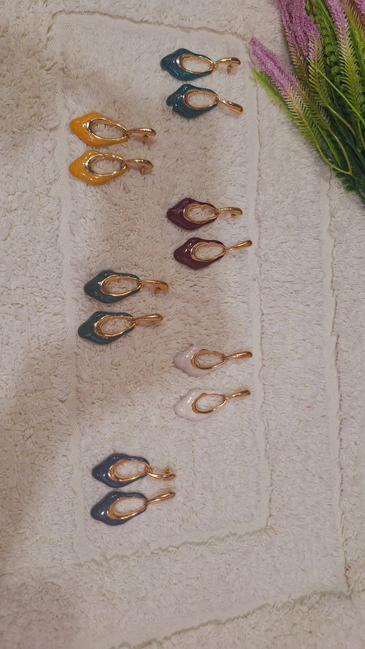 Long coloured earring